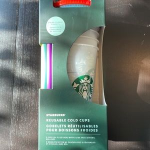Starbucks Summer 2021 Color Changing 5 Pk Confetti